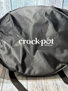 Crock-Pot Insulated Slow Cooker Travel Bag Black
